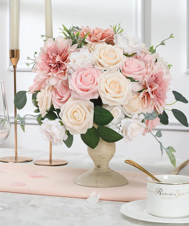 Wedding party DIY flowers box pink