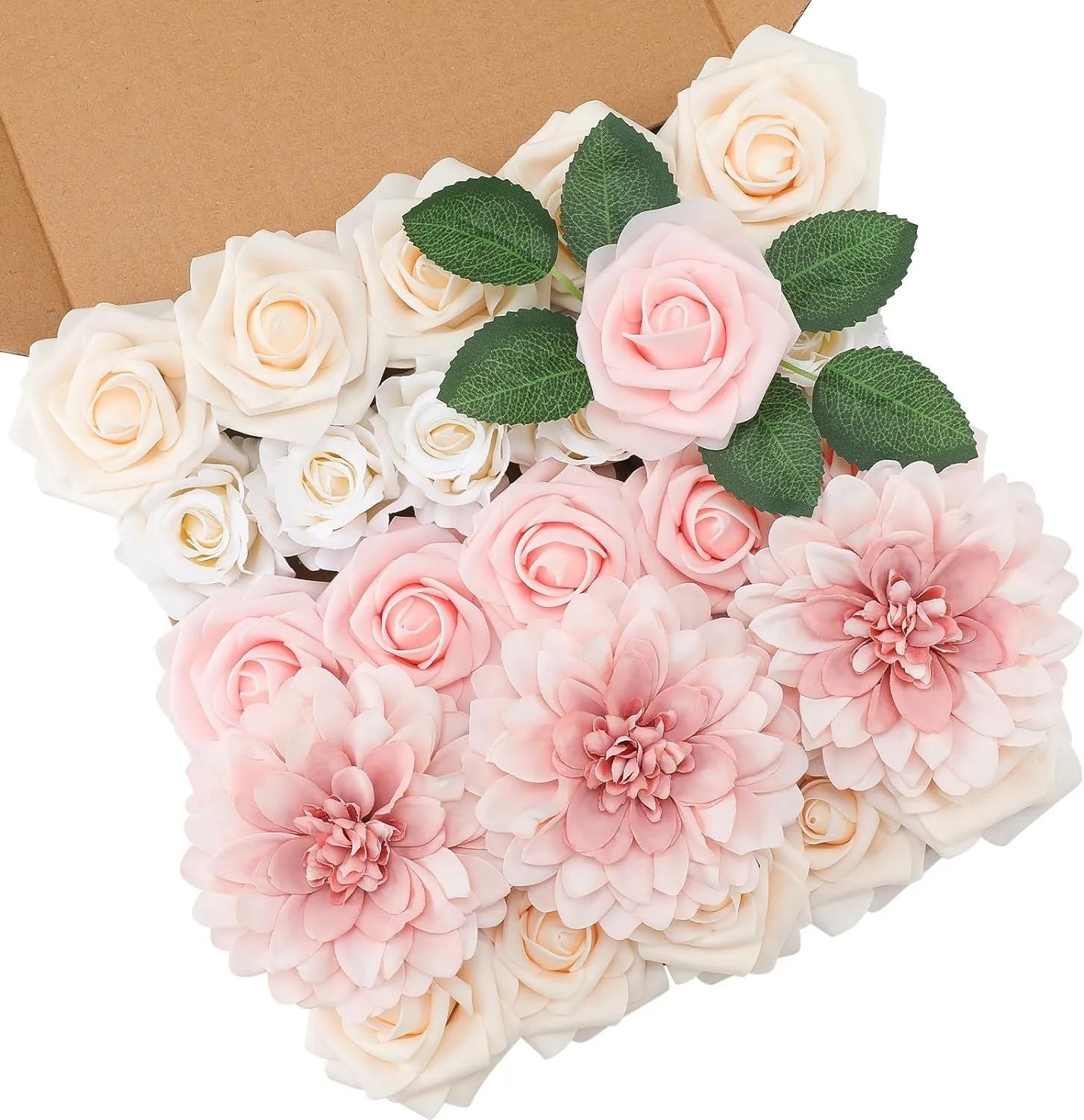 Wedding party DIY flowers box pink
