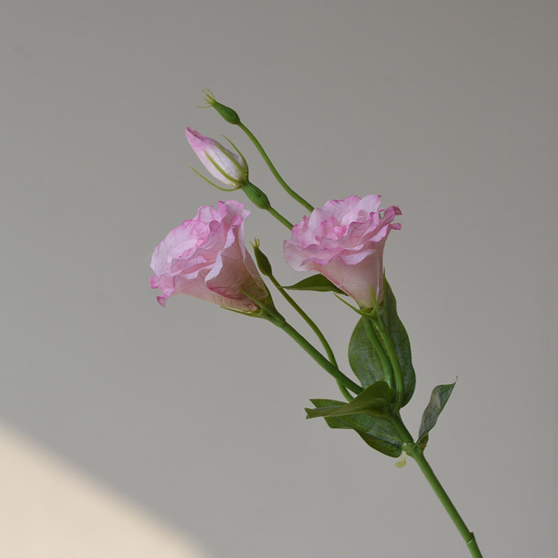 Artificial Flower 3-Headed Lisianthus Bouquet