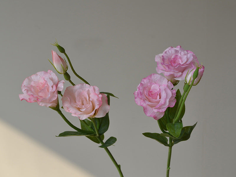 Artificial Flower 3-Headed Lisianthus Bouquet