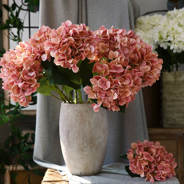Simulated Snowflake Hydrangea 12pcs - 22.4in