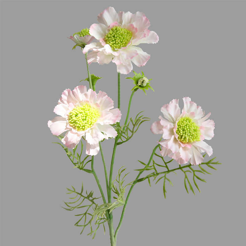 Artificial Flowers Fake Flowers Flocked Blue Potted Flowers
