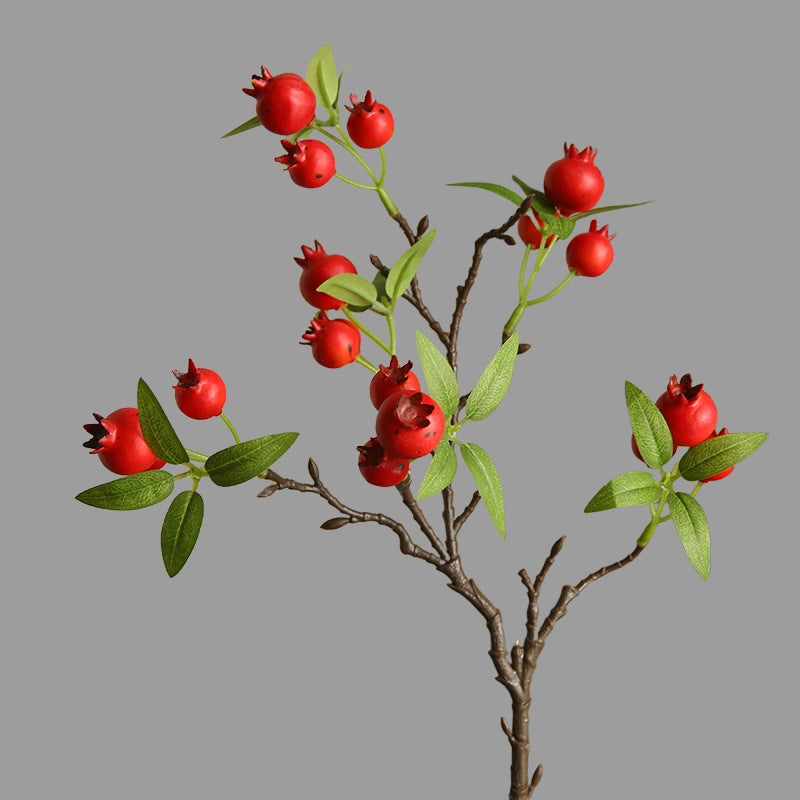 Artificial Hawthorn Fake Flower Fake Fruit Decoration Display