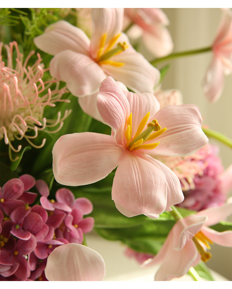 New Open Dutch Tulip Artificial Flower Realistic Touch Moisturizing  Flower Arrangement