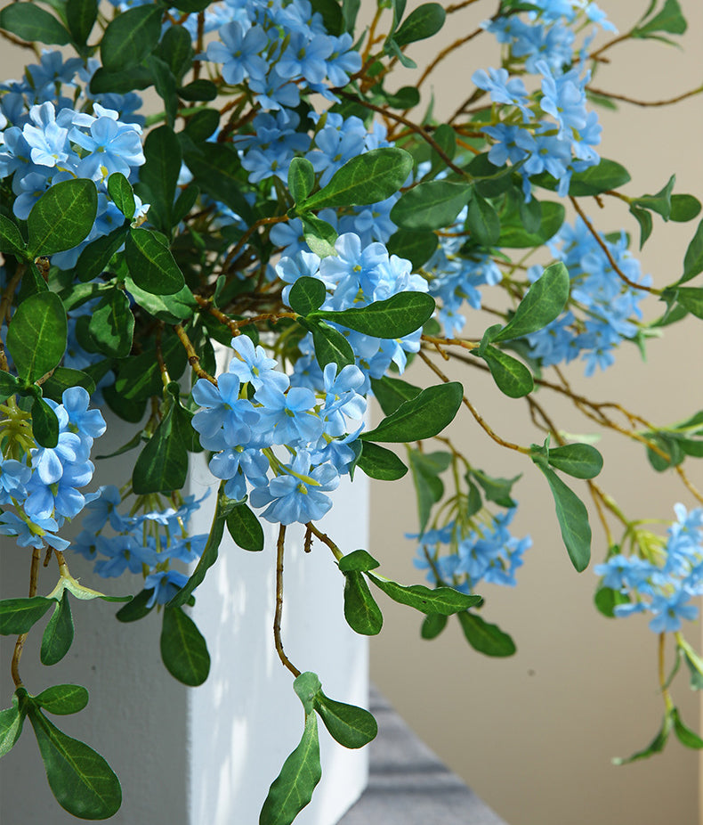Artificial Flower Blue Mist Flower Home Decoration Photography Prop Fake Flower