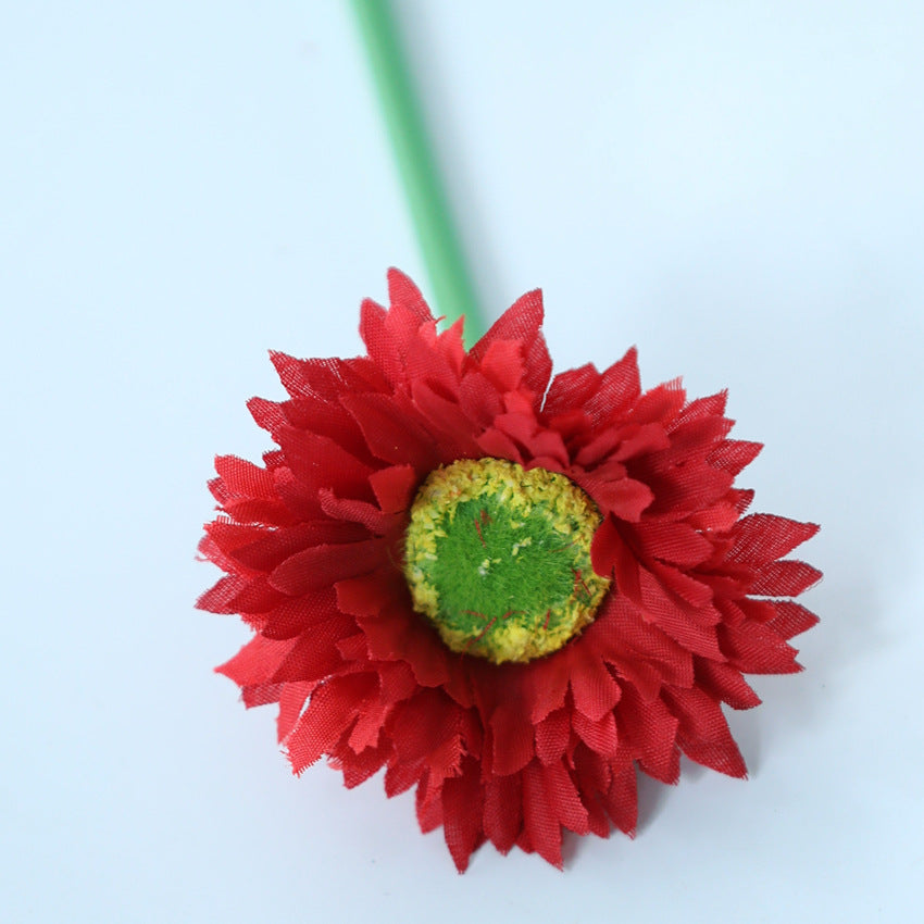 Artificial Flower Small Daisy Single Branch Multi-color Pastoral Flowers