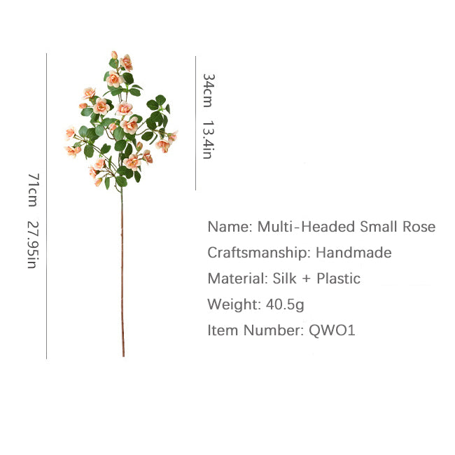 Multi-Head Small Rose 12pcs - 27.95in