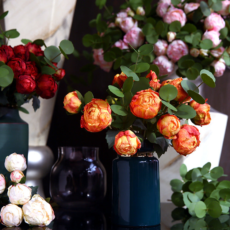 Handwritten Peony Bud Artificial Flower Fake Flower
