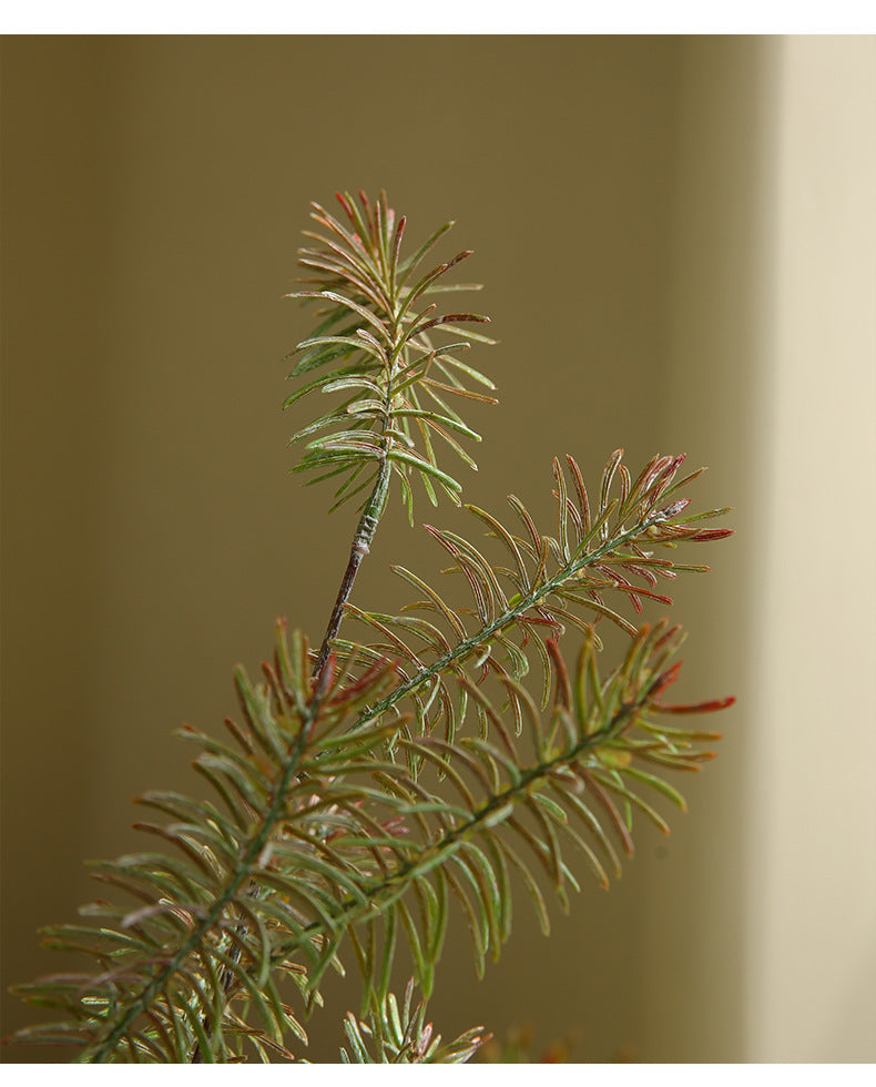 Artificial Flower Single Branch Thujus Arborvitae Artificial Green Plant Artificial Leaves