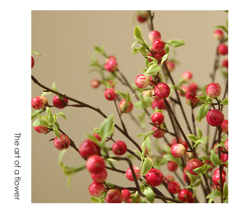 Simulated Single Branch Mini Small Apple Home Decoration Flower Arrangement