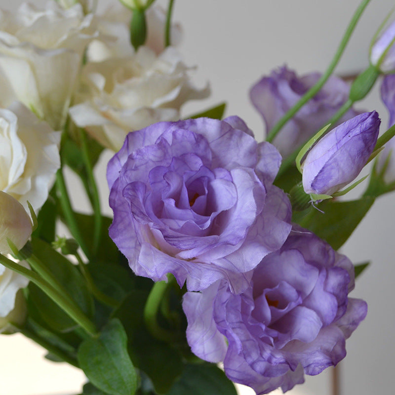 Artificial Flower 3-Headed Lisianthus Bouquet