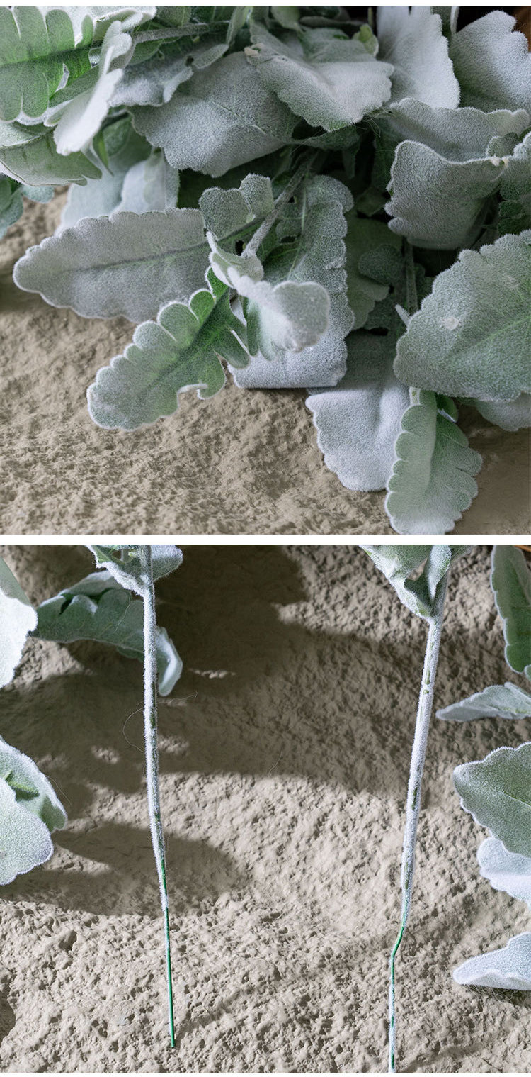 Silver Leaf Chrysanthemum  12pcs - 13.58in