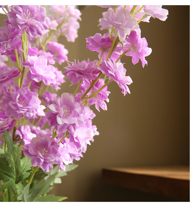 New Simulation Spring Color Delphinium Home Decoration Fake Flower