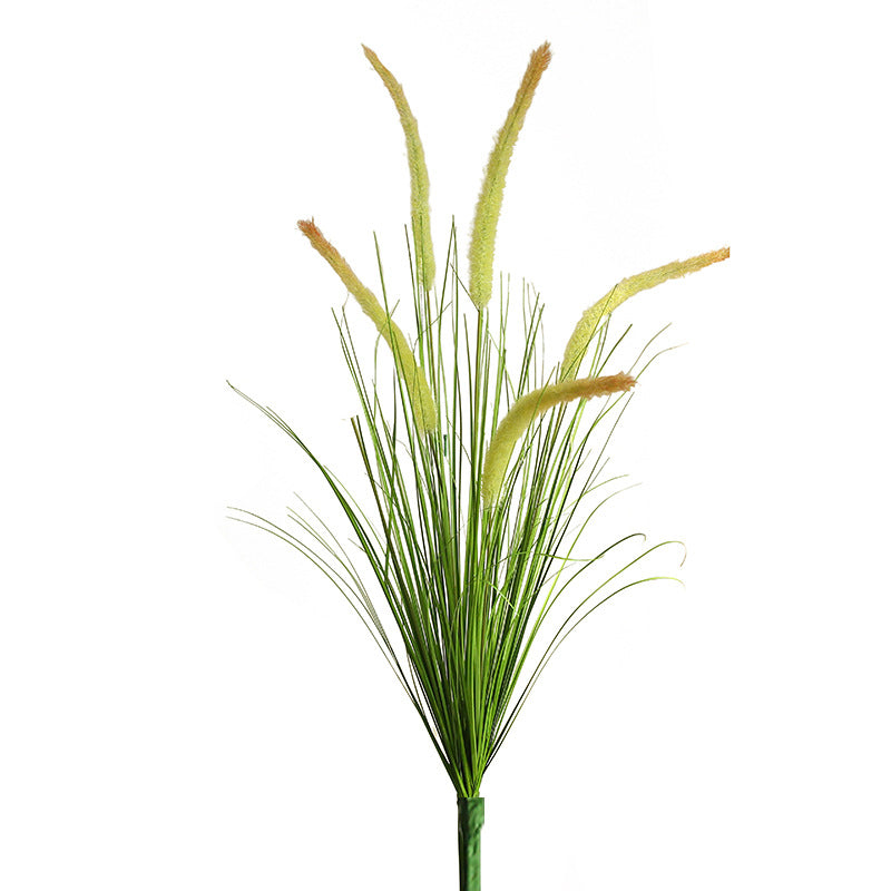 Artificial Flower 5-Headed Dog Tail Grass Bundle Fake Flower Decoration