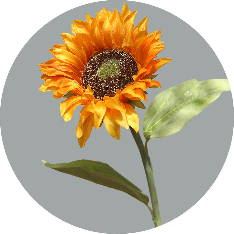 Single Head Sunflower Artificial Flower Dried Flower Living Room Decoration Sunflower