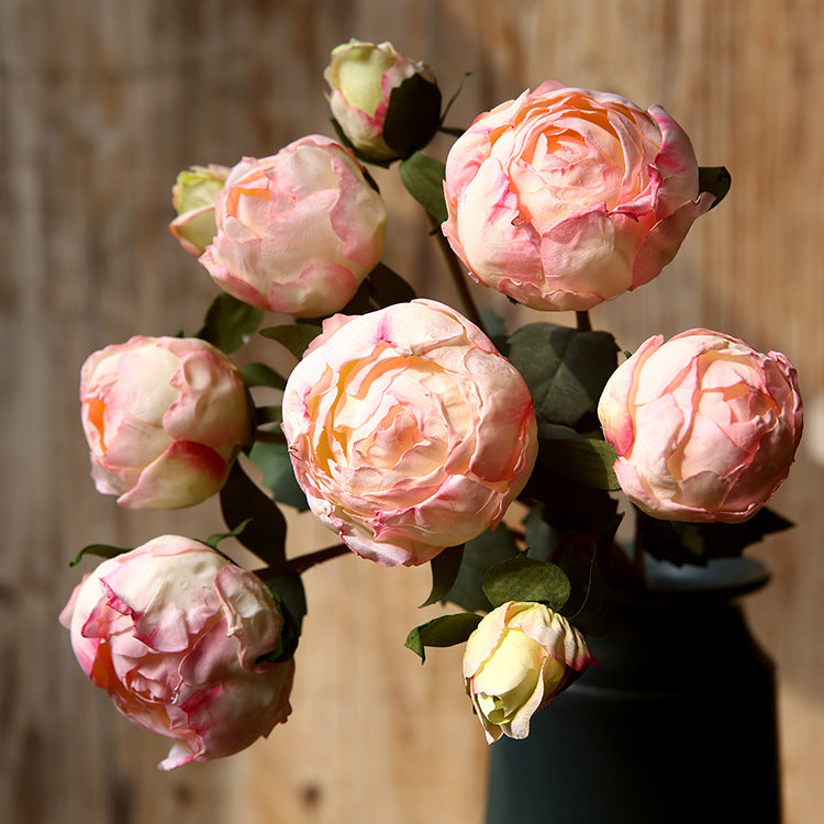 Handwritten Peony Bud Artificial Flower Fake Flower