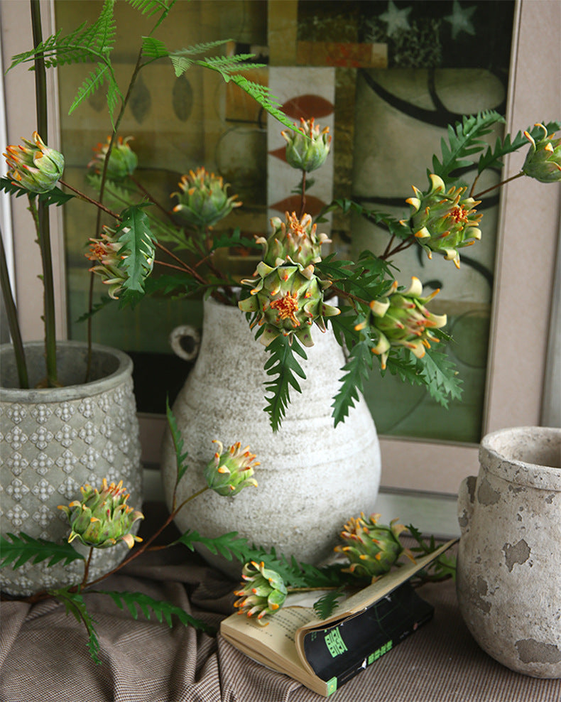 American Style 2-Head Imperial Flower Artificial Flower Fake Flower