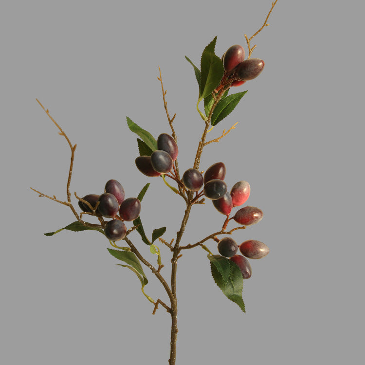 Artificial Flower Olive Fruit
