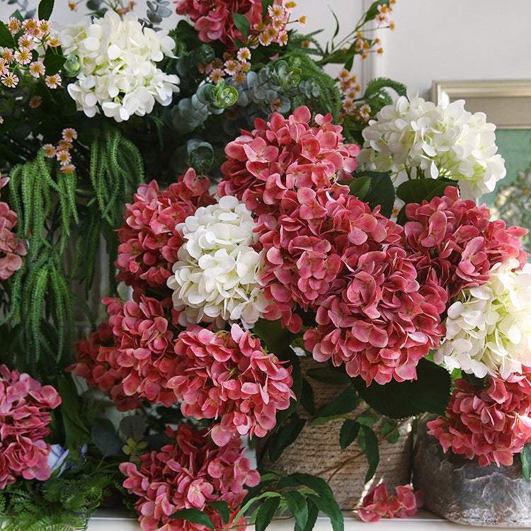 Simulated Snowflake Hydrangea 12pcs - 22.4in
