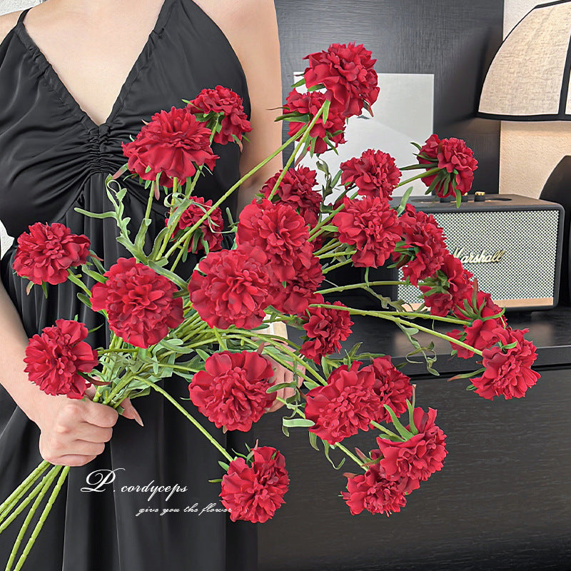 Artificial Flower Cordyceps Silk Flower Decorative Bouquet Home Flower Arrangement