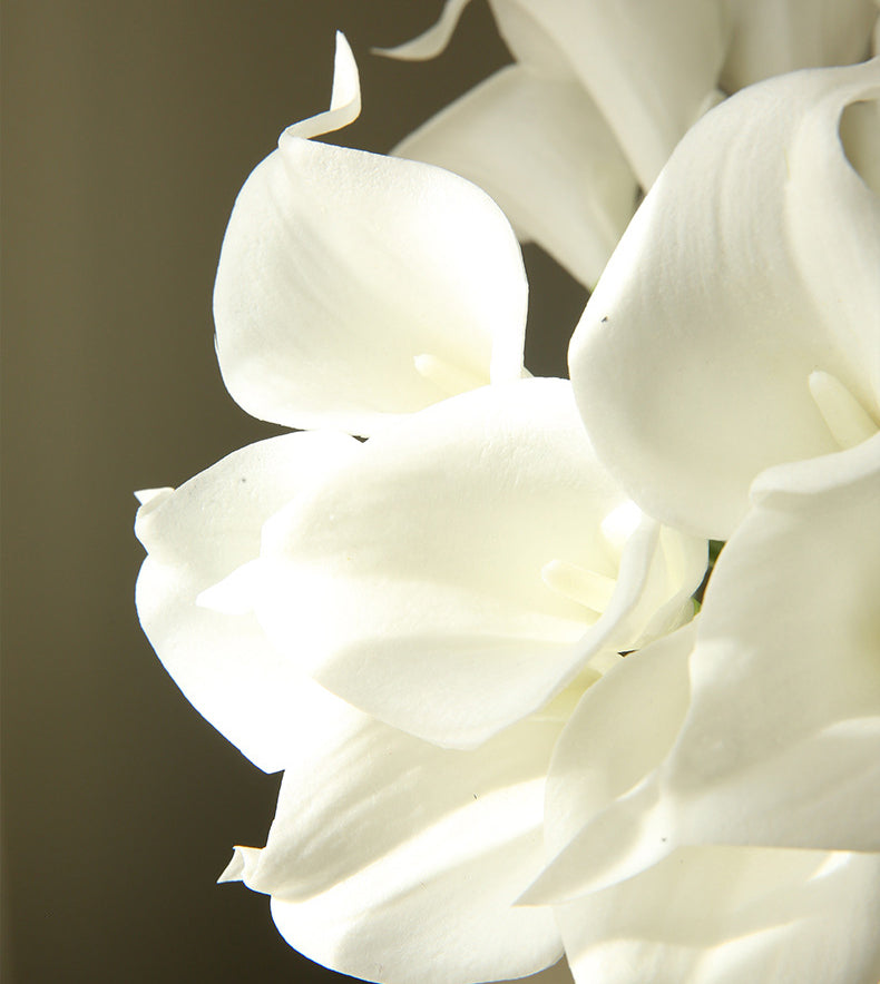 Artificial Flower Single Branch Calla Lily Realistic Fake Flower