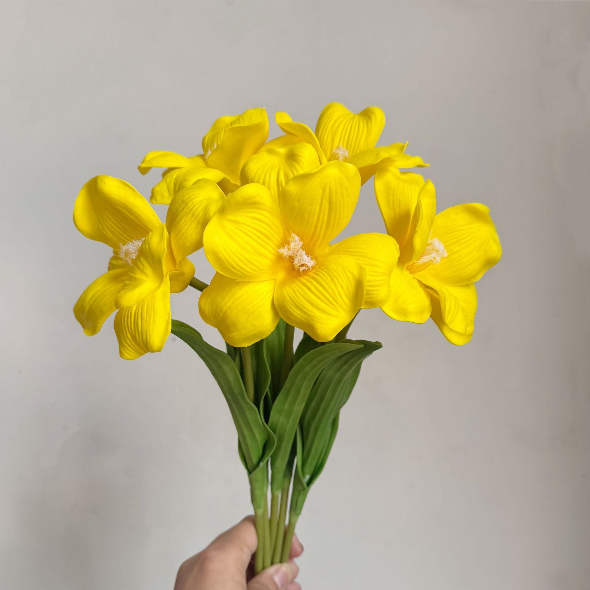 High-Quality PU Feel Brownie Tulip