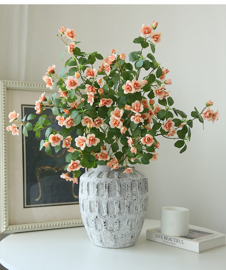 Multi-Head Small Rose Artificial Flower Fake Flower Arrangement
