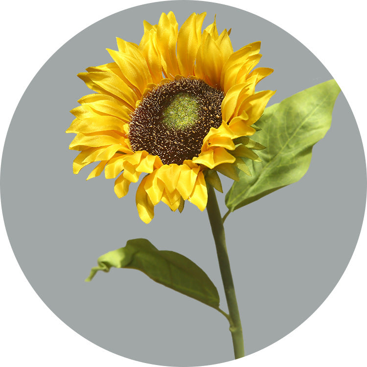 Single Head Sunflower Artificial Flower Dried Flower Living Room Decoration Sunflower