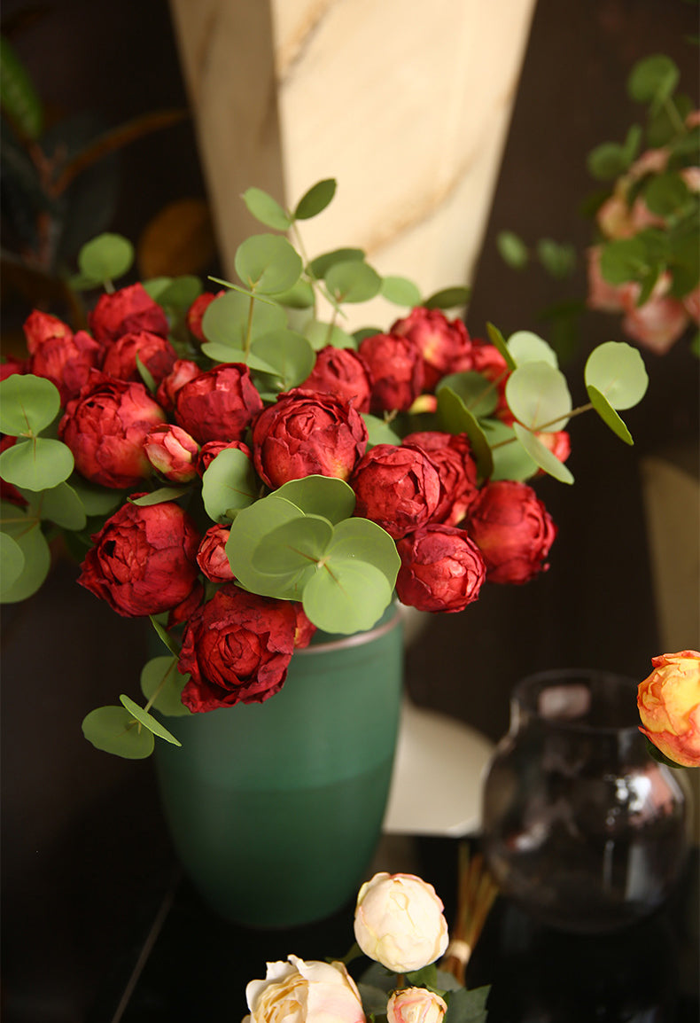 Handwritten Peony Bud Artificial Flower Fake Flower