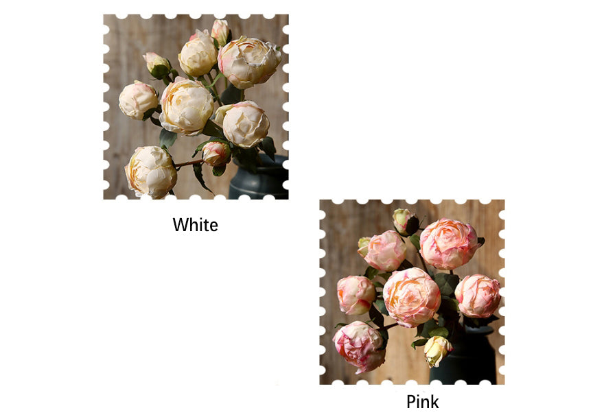 Handwritten Peony Bud Artificial Flower Fake Flower