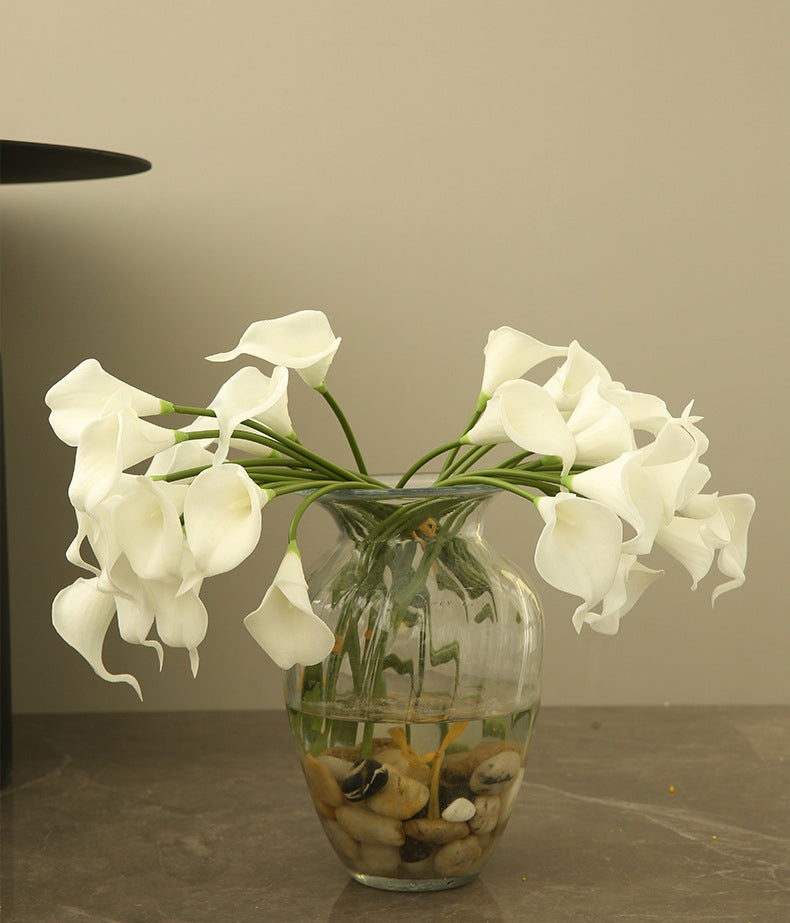 Artificial Flower Single Branch Calla Lily Realistic Fake Flower