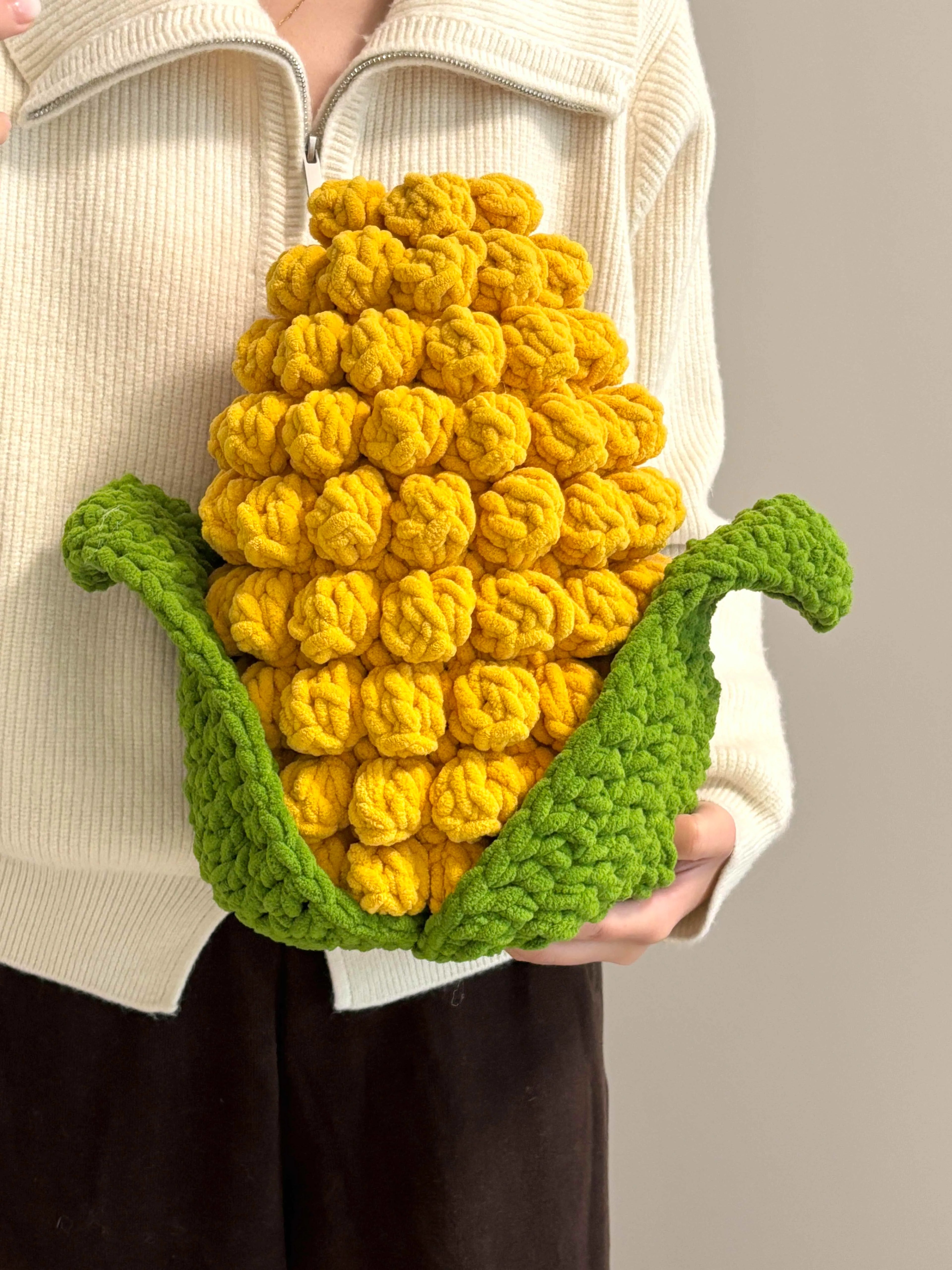 Corn pillow crochet kit
