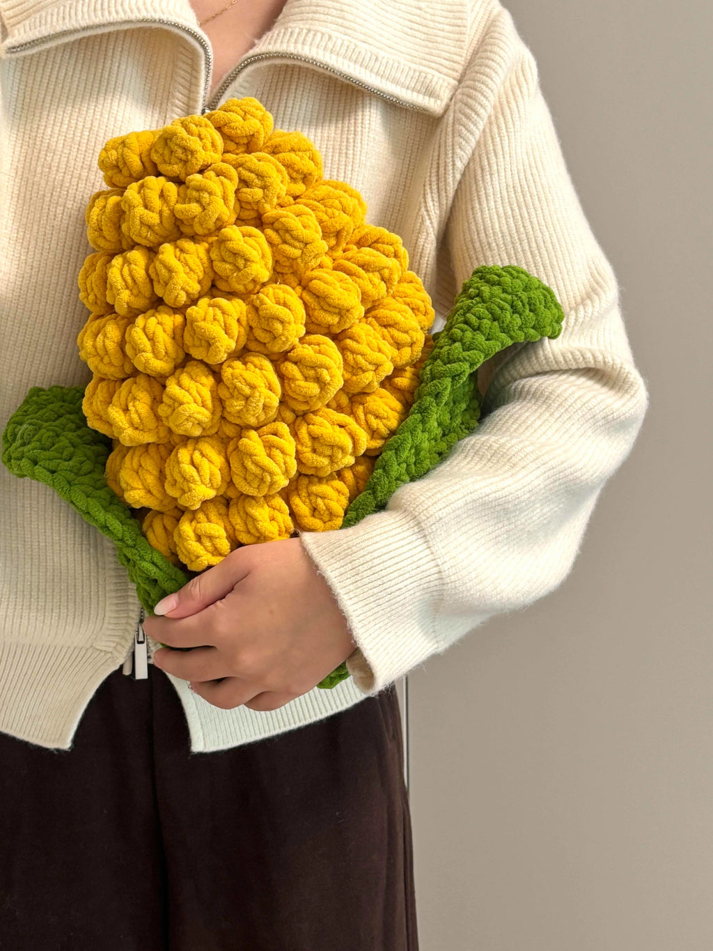 Corn pillow crochet kit