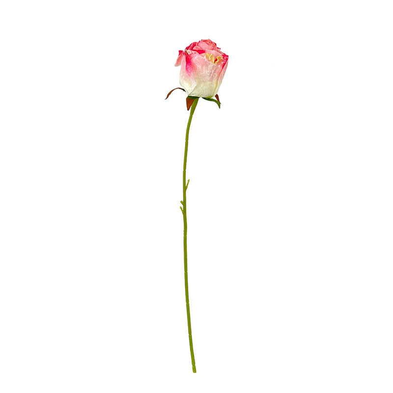 Imitation Dried Flower Baked Rose Artificial Flower Snow Rose