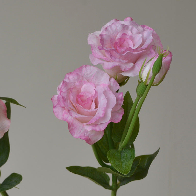 Artificial Flower 3-Headed Lisianthus Bouquet