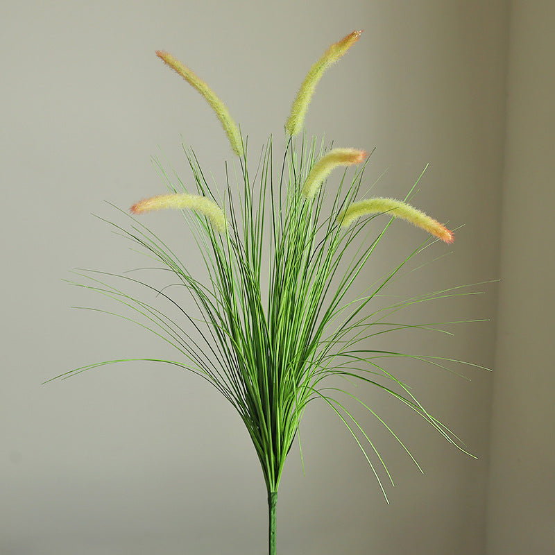 Artificial Flower 5-Headed Dog Tail Grass Bundle Fake Flower Decoration