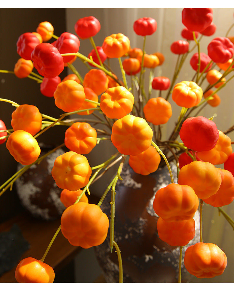 6 small pumpkins 12pcs - 29in
