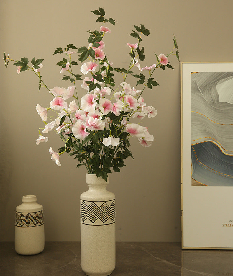 Artificial Flower Realistic Touch Moisturizing Morning Glory