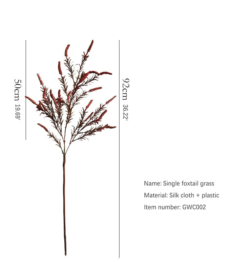 Artificial Dog Tail Grass Nordic Home Decoration Artificial Silk Flower Fake Flower