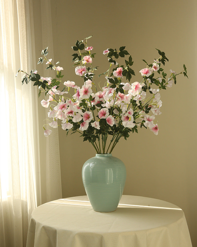 Artificial Flower Realistic Touch Moisturizing Morning Glory