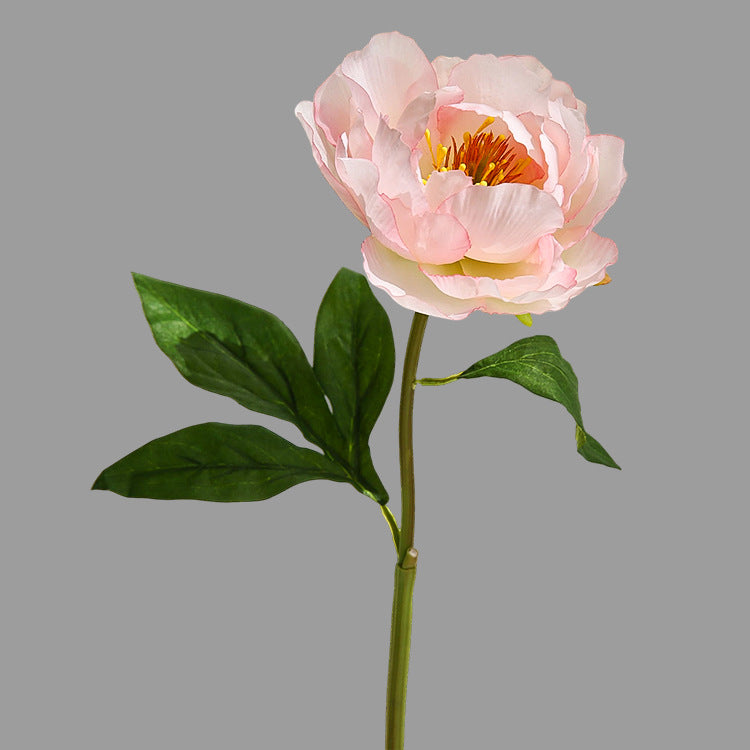 Single Branch Hibiscus Peony  12pcs - 17.7in