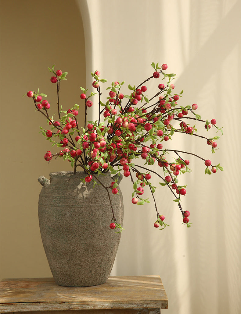 Simulated Single Branch Mini Small Apple Home Decoration Flower Arrangement