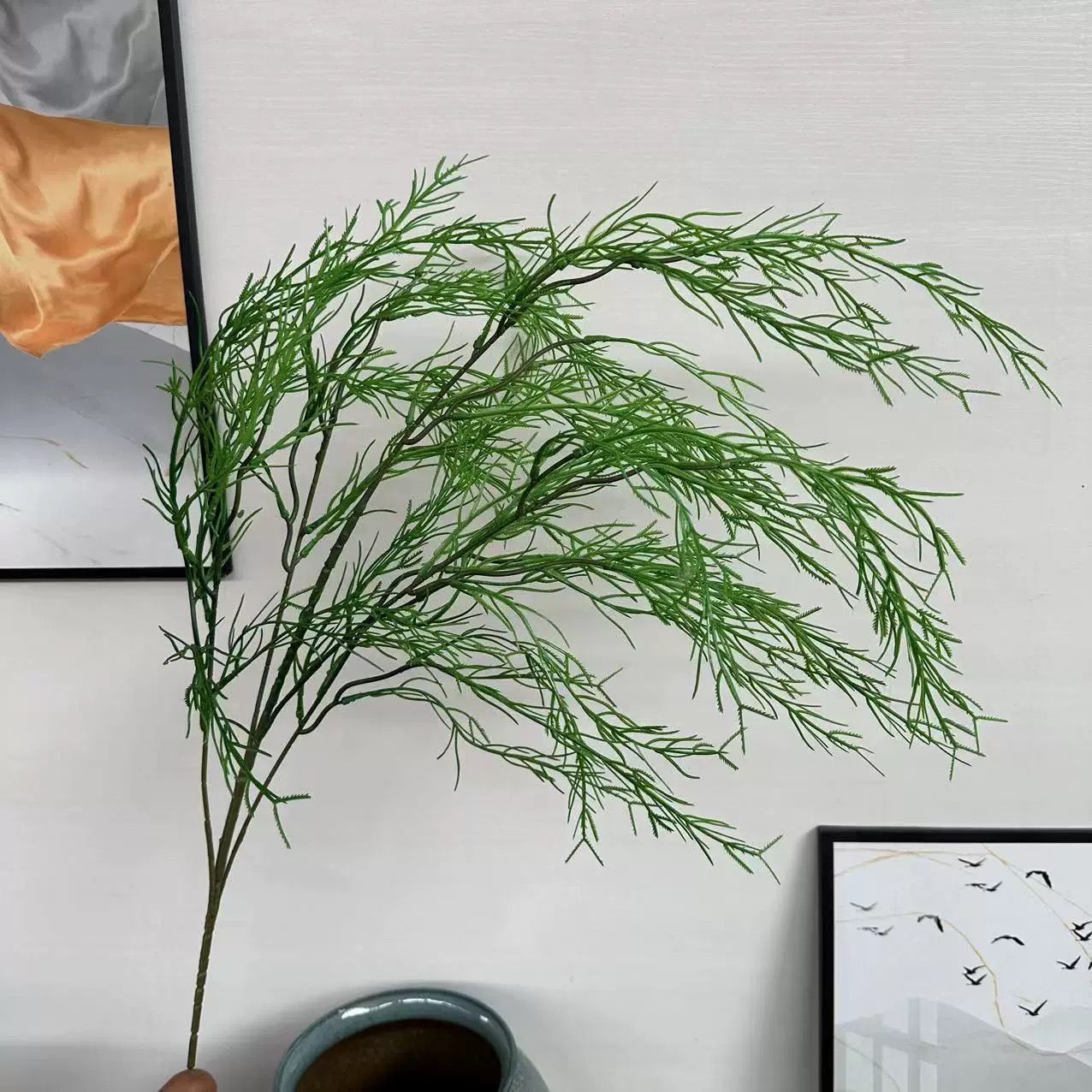 Forest Style Artificial Flowers Artificial Green Plants Alisma Dragon Beard Grass