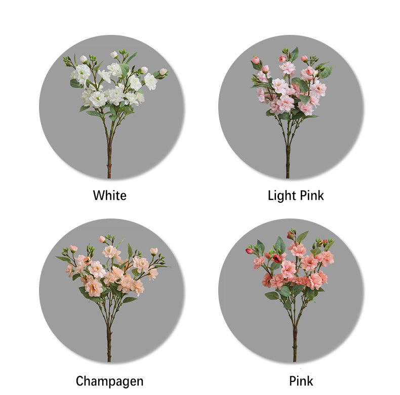 Artificial Flower Camellia Silk Flower Home Dining Table Decoration Flower Arrangement