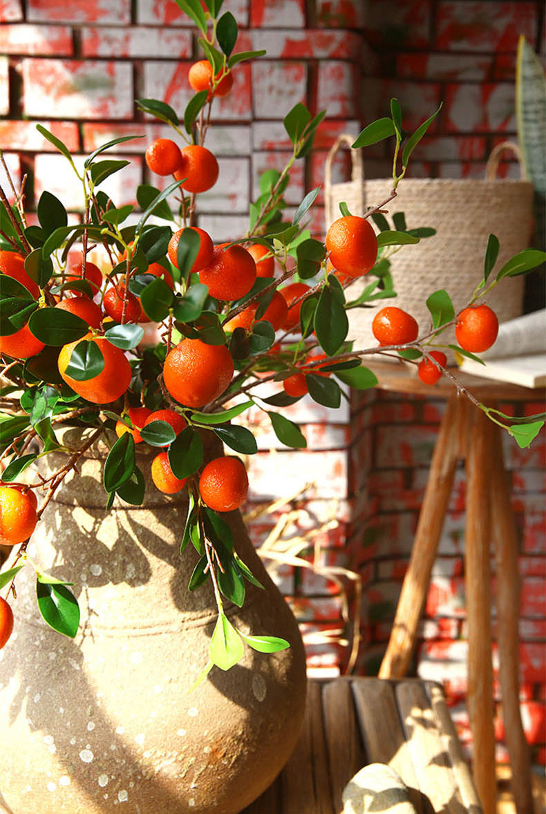 Artificial Kumquat orange fruit