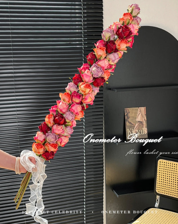 Wedding Ornamental Flower One Meter Bouquet Bridal Bouquet Fake/Artificial Flower
