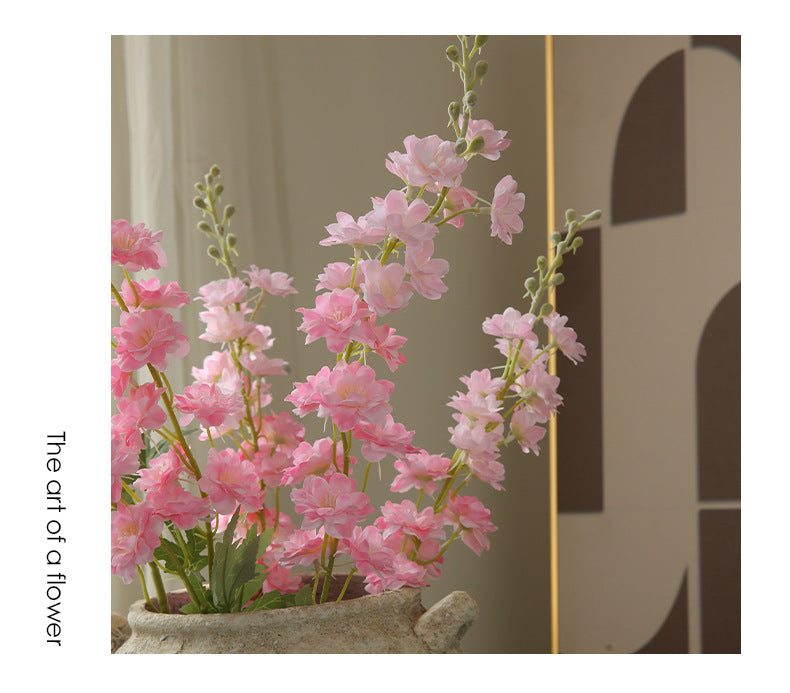 New Simulation Spring Color Delphinium Home Decoration Fake Flower