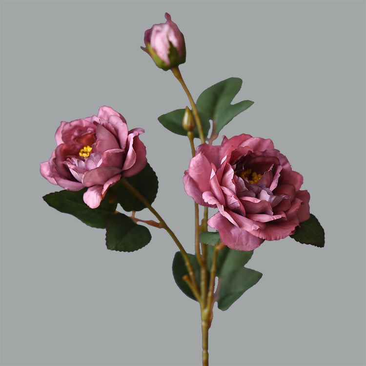 Vintage Autumn Peony Artificial Flower Home Decor Flower Arrangement