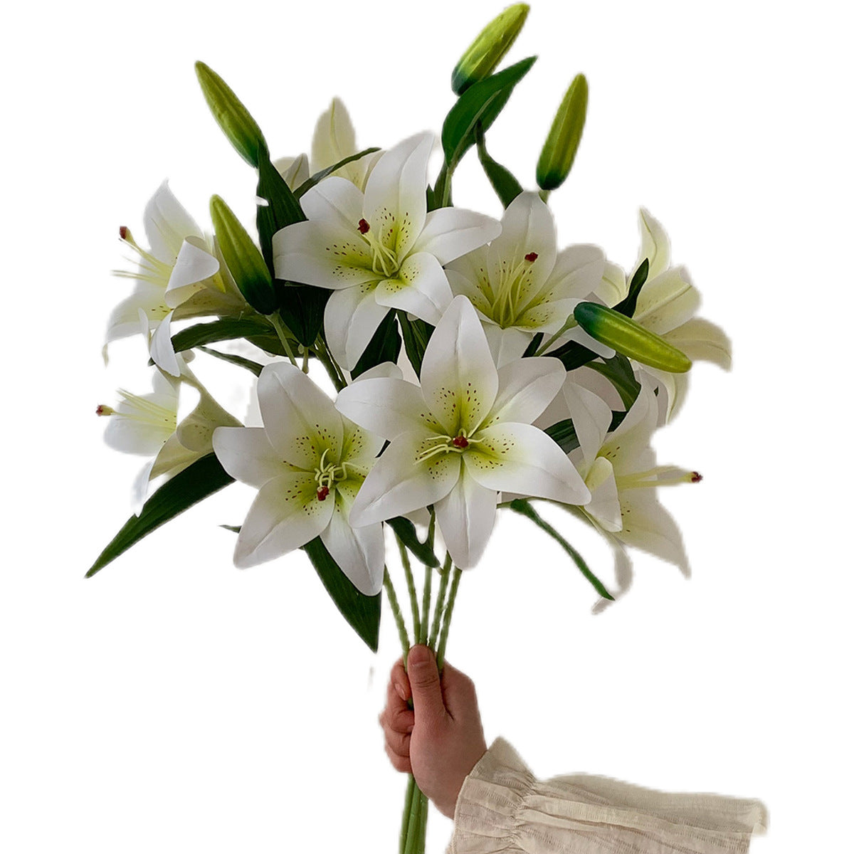 New Lily Artificial Flowers Fake Flowers Silk Flowers Washable