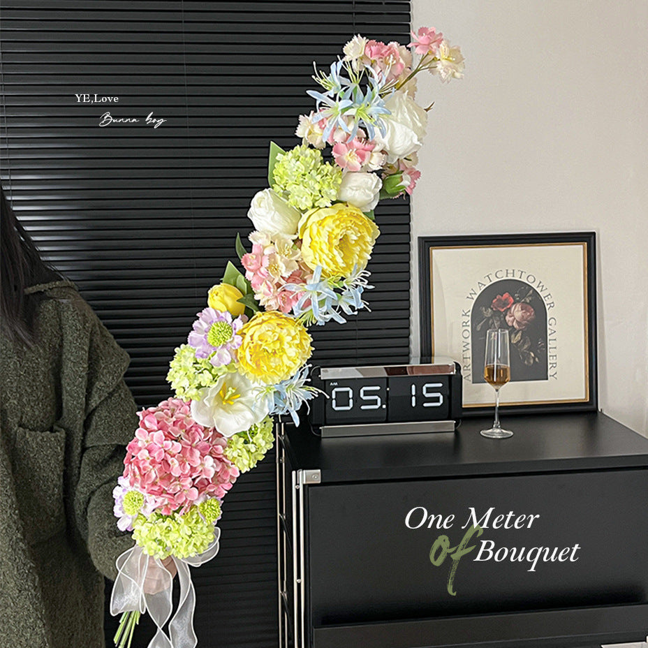 Wedding Ornamental Flower One Meter Bouquet Bridal Bouquet Fake/Artificial Flower